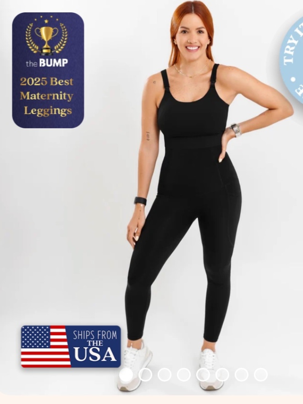 BabyBub Postpartum Recovery Leggings 7/8 Length